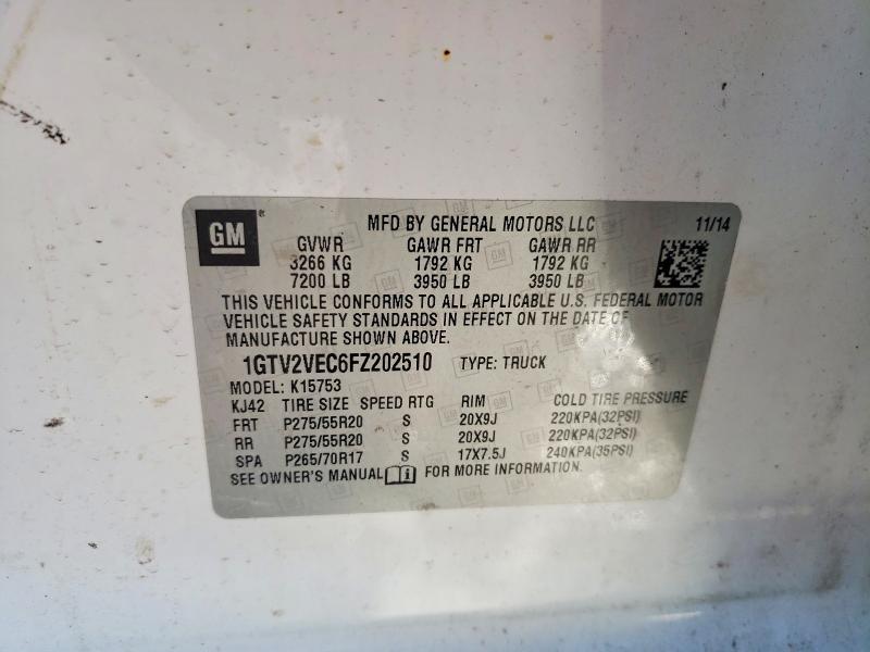 2015 GMC Sierra K1500 SLT