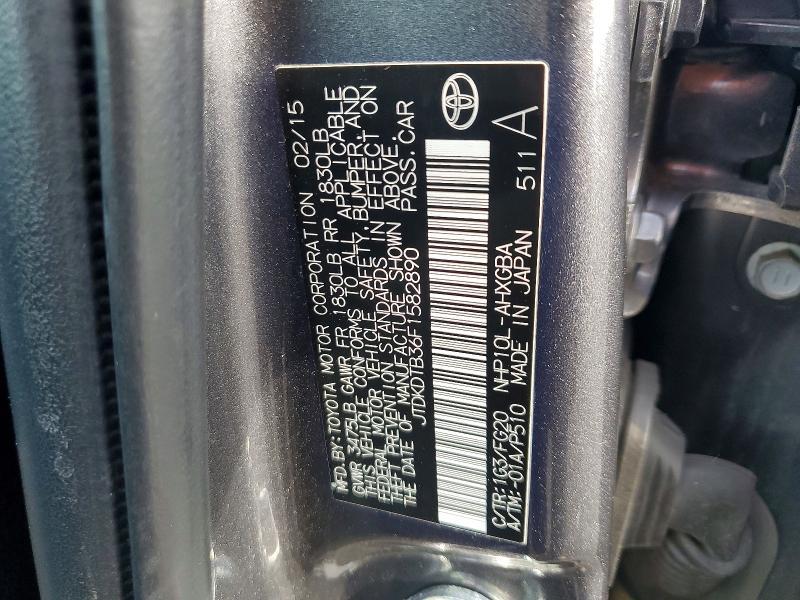 2015 Toyota Prius c