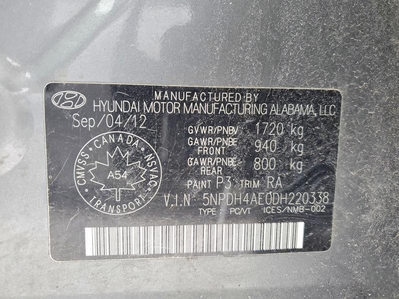 2013 Hyundai Elantra gls