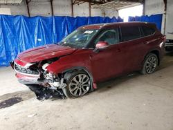 Toyota Highlander salvage cars for sale: 2020 Toyota Highlander Limited