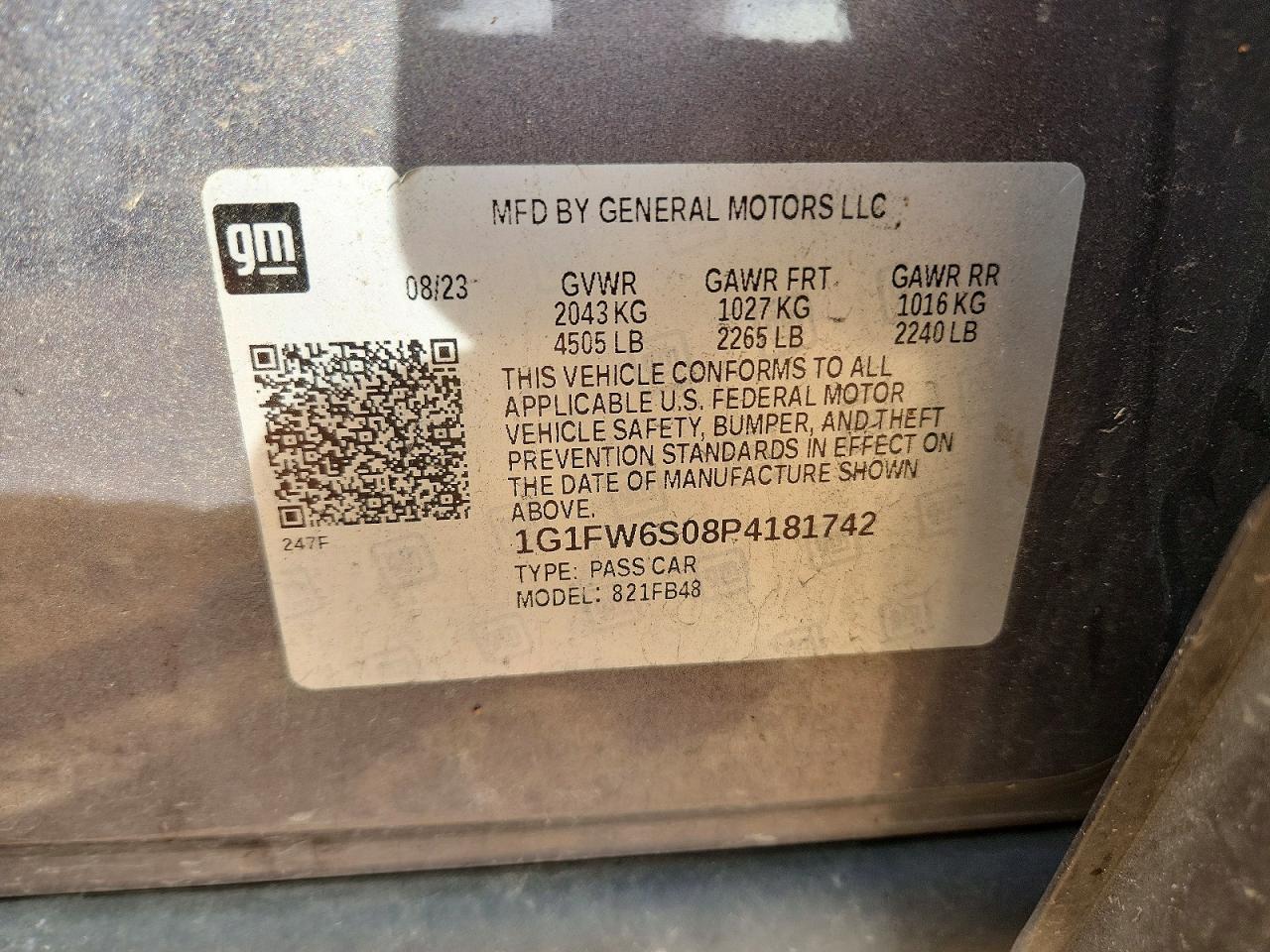 2023 Chevrolet Bolt ev 1LT