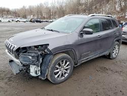 Jeep salvage cars for sale: 2018 Jeep Cherokee Limited
