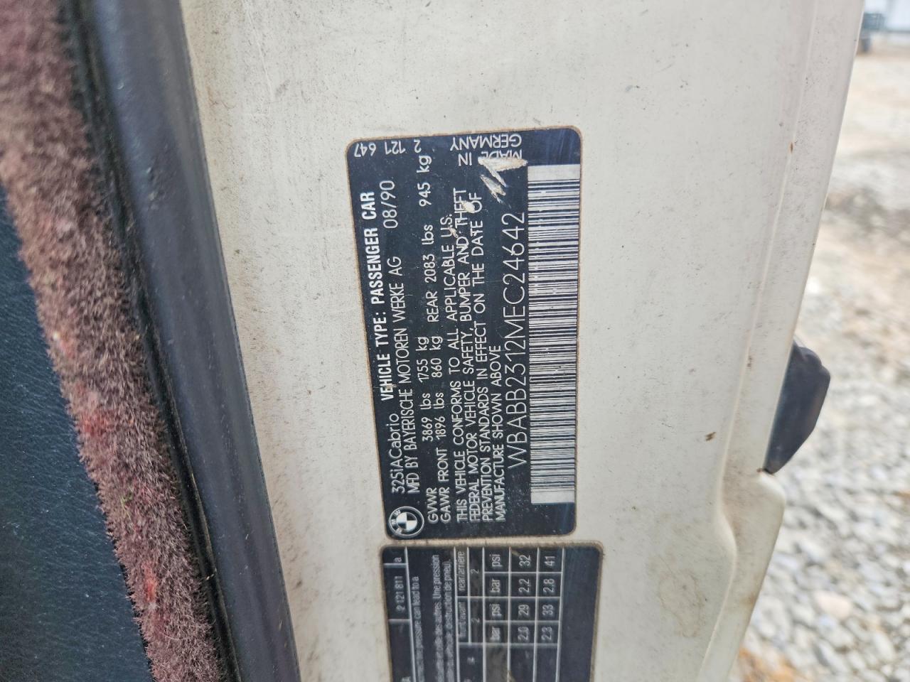 1991 BMW 325 ic Automatic