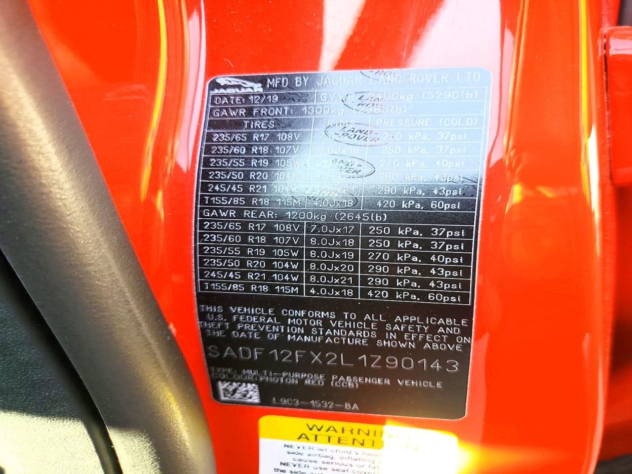 2020 Jaguar E-pace Checkered Flag