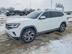 Volkswagen salvage cars for sale: 2021 Volkswagen Atlas sel Premium