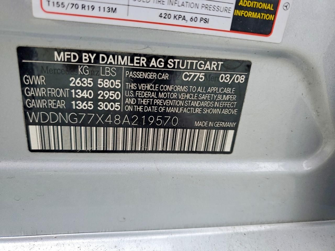 2008 Mercedes-Benz S 63 amg