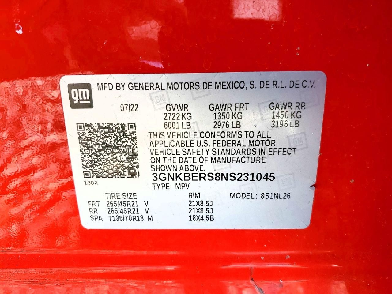 2022 Chevrolet Blazer rs