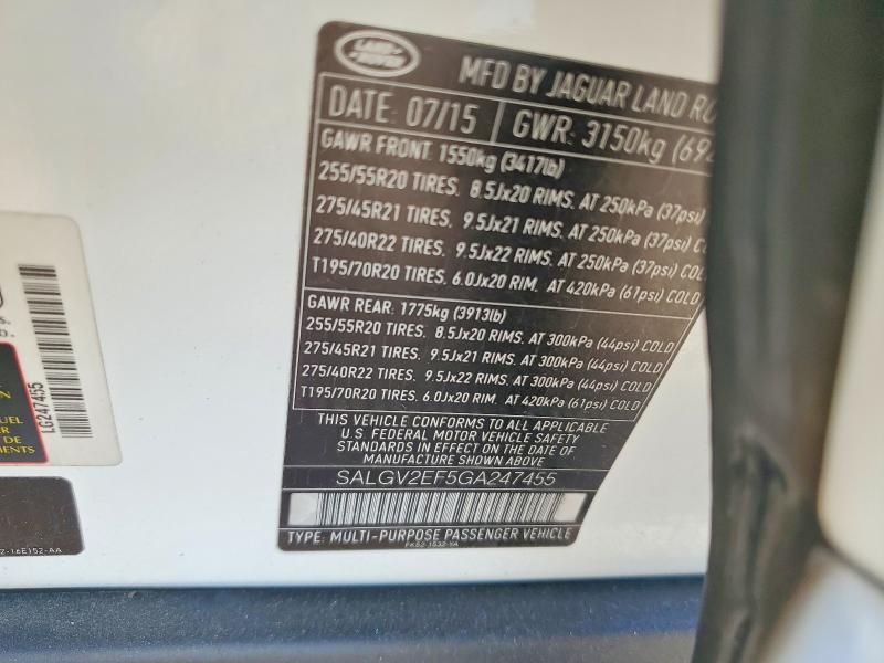 2016 Land Rover Range Rover Autobiography