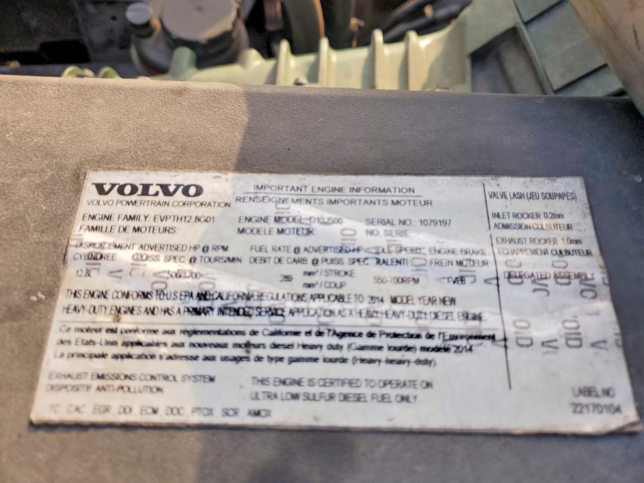 2015 Volvo VNL Semi Truck