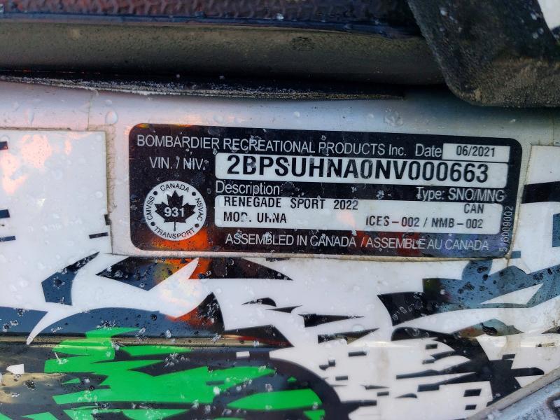 2022 Skidoo Recreational Vehicle (RV)