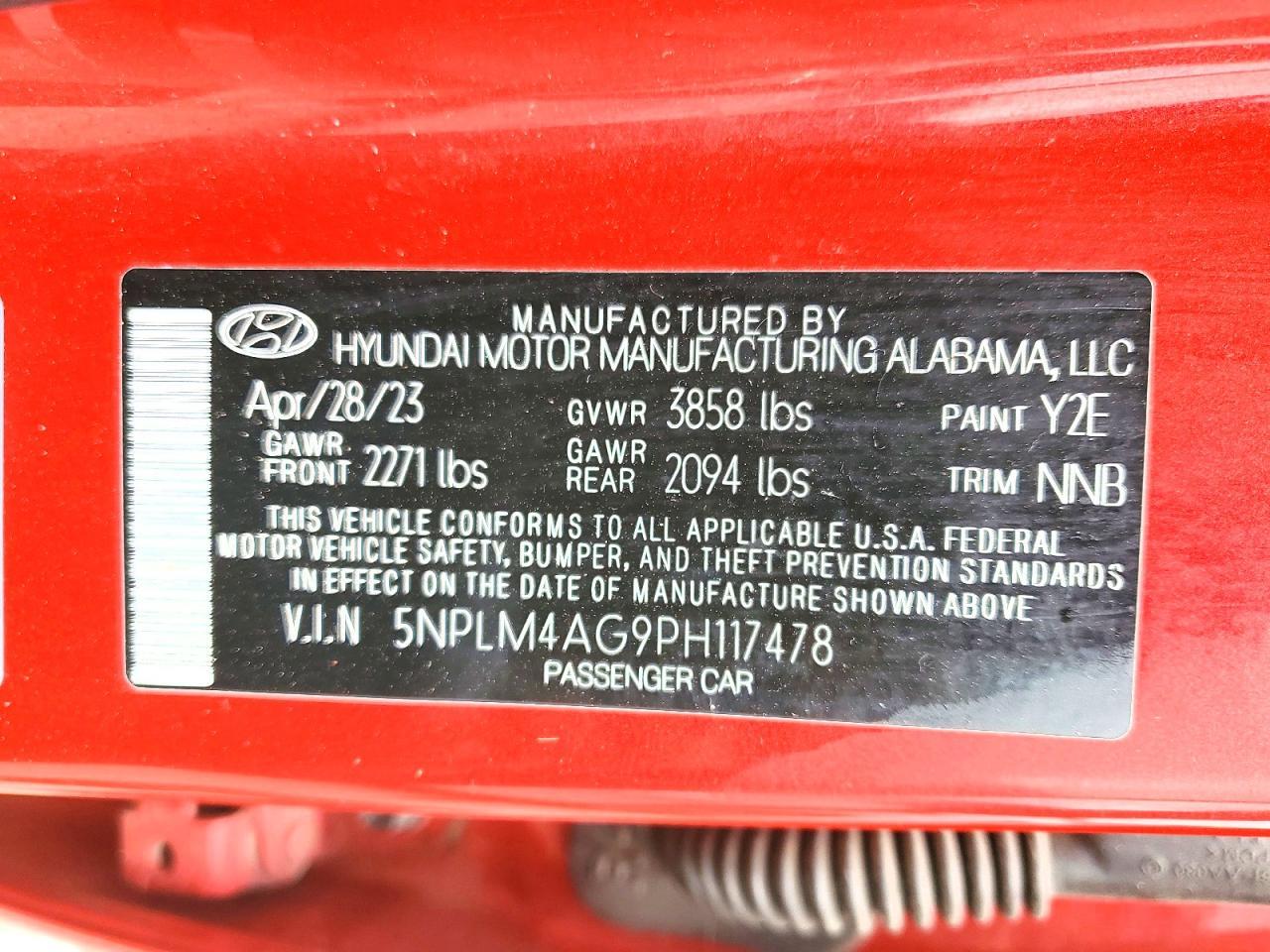 2023 Hyundai Elantra sel