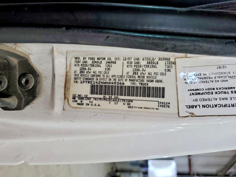 1998 Ford E150 Utility / Service van