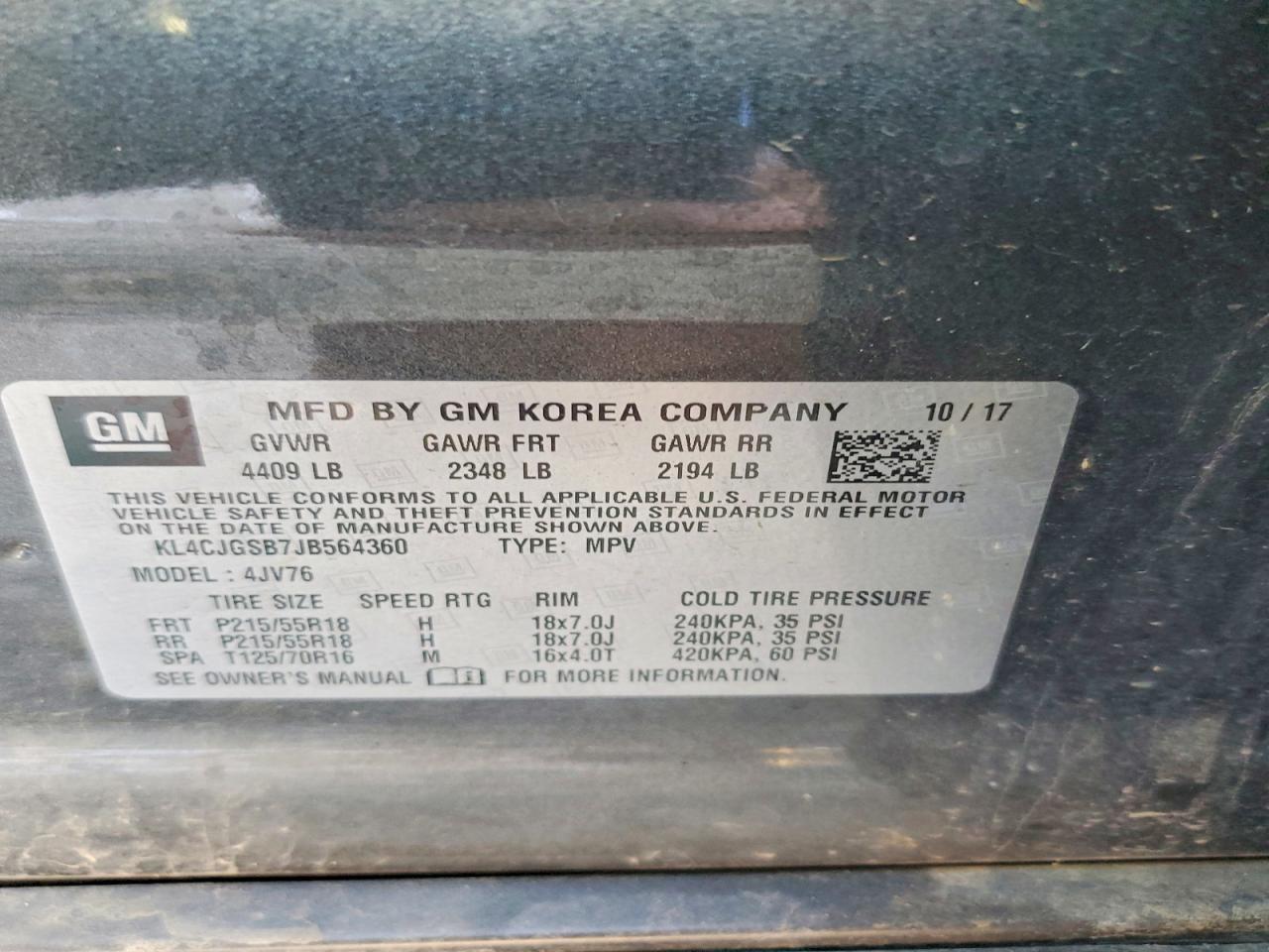 2018 Buick Encore Essence