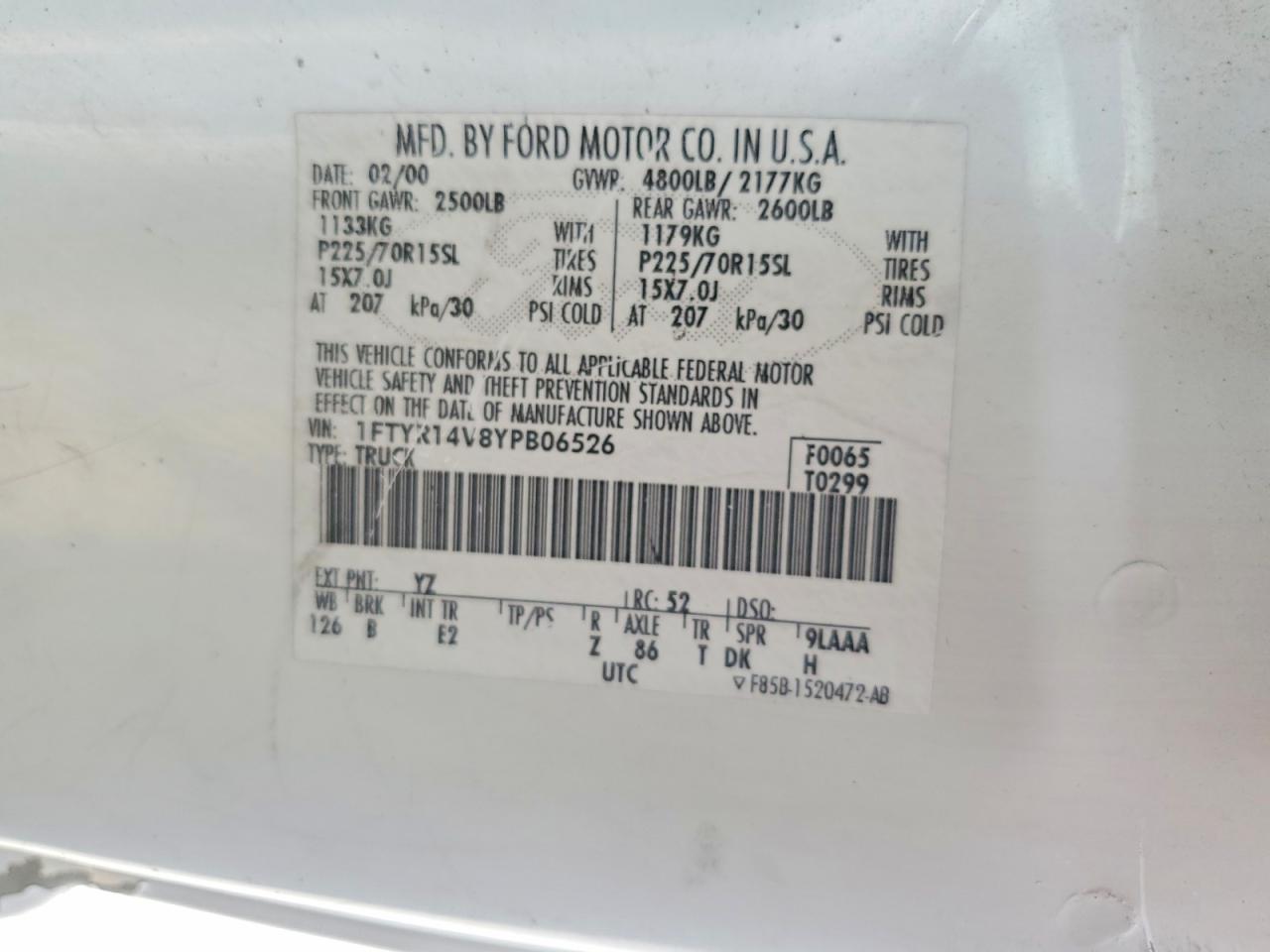 2000 Ford Ranger xlt Supercab