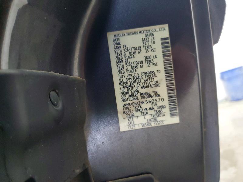 2006 Nissan Titan XE FFV