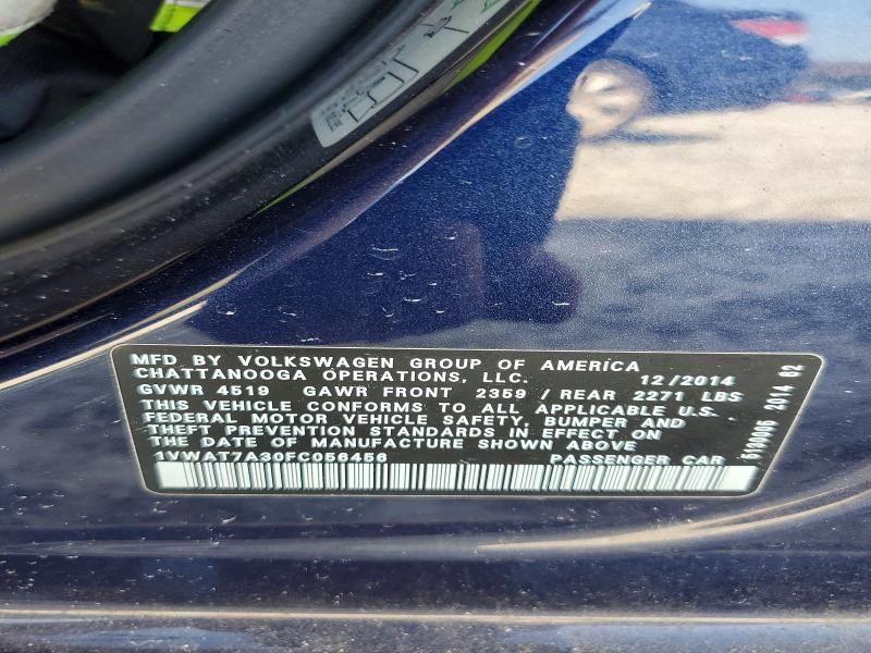 2015 Volkswagen Passat s