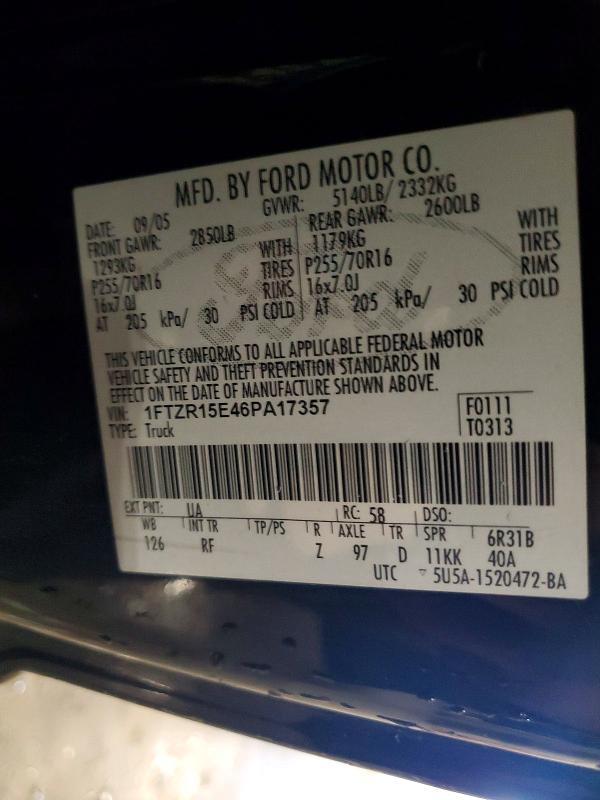 2006 Ford Ranger Super cab