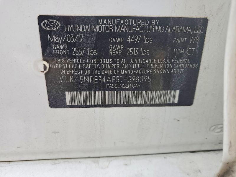 2018 Hyundai Sonata sel