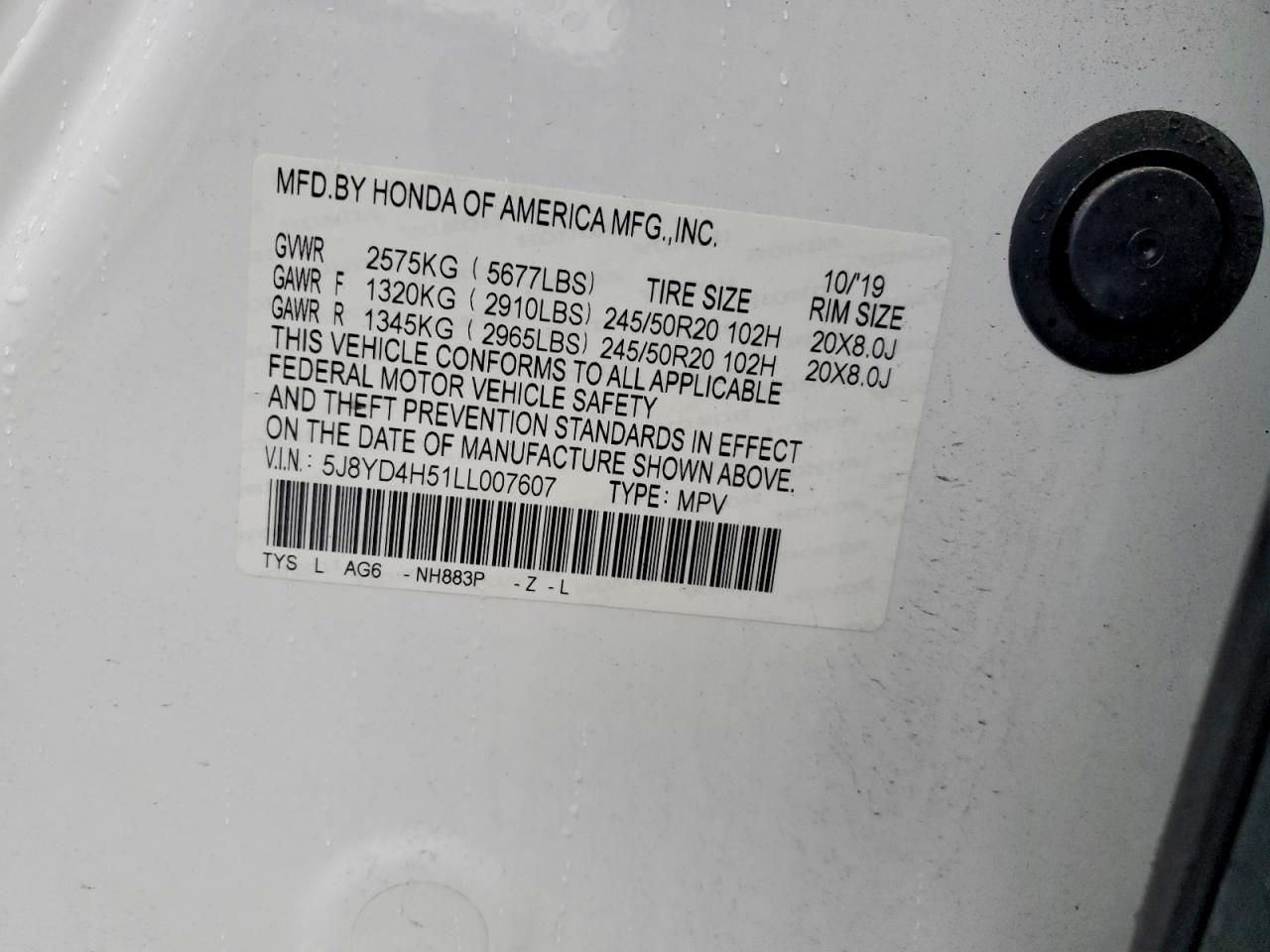 2020 Acura Mdx Technology