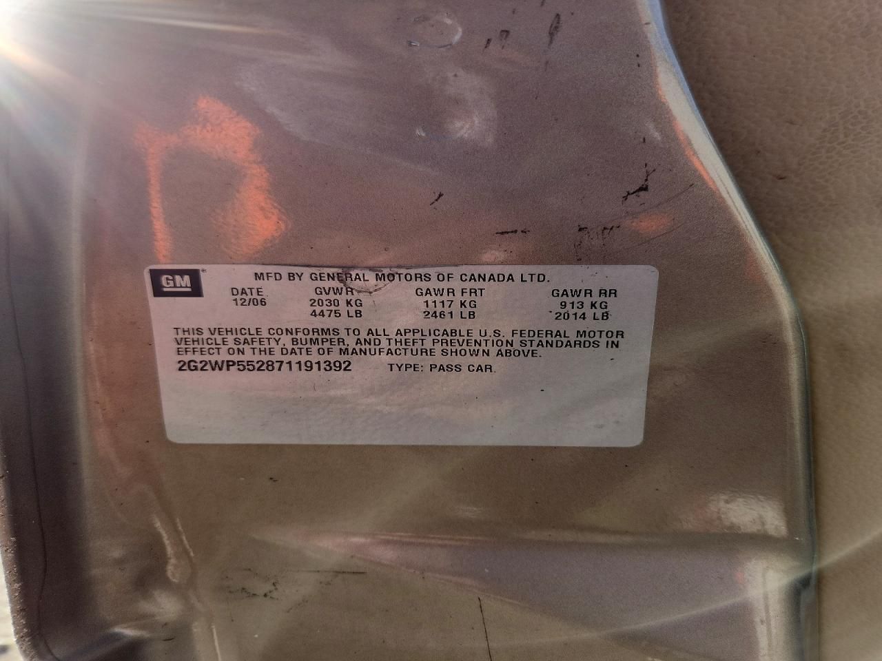 2007 Pontiac Grand Prix