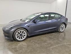 Tesla Model 3 salvage cars for sale: 2022 Tesla Model 3