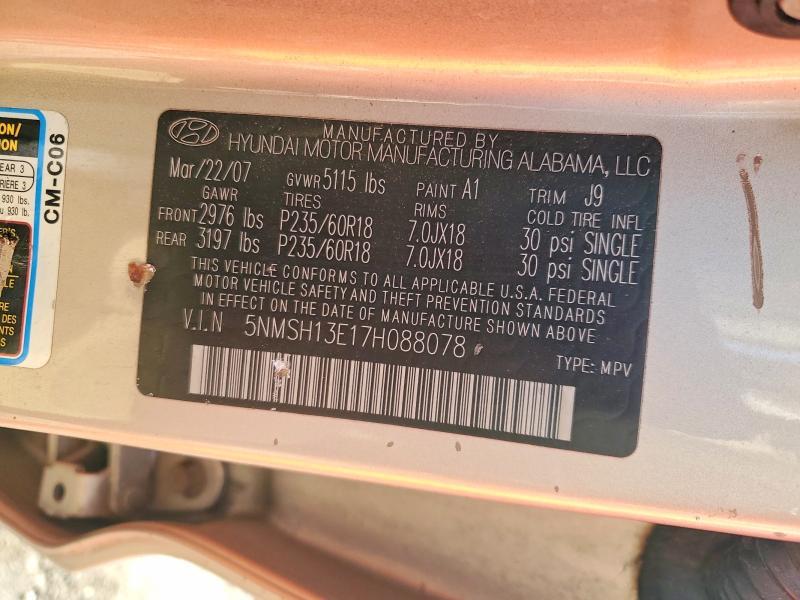 2007 Hyundai Santa fe se
