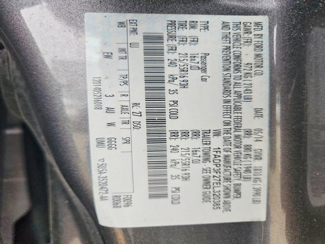 2014 Ford Focus se