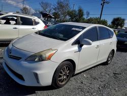 Vehiculos salvage en venta de Copart Riverview, FL: 2013 Toyota Prius v