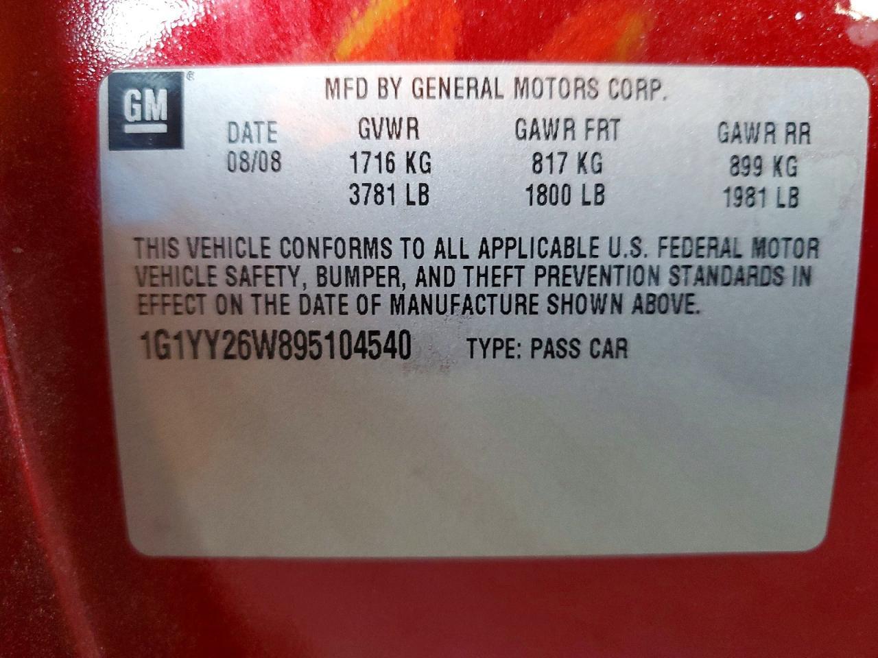 2009 Chevrolet Corvette