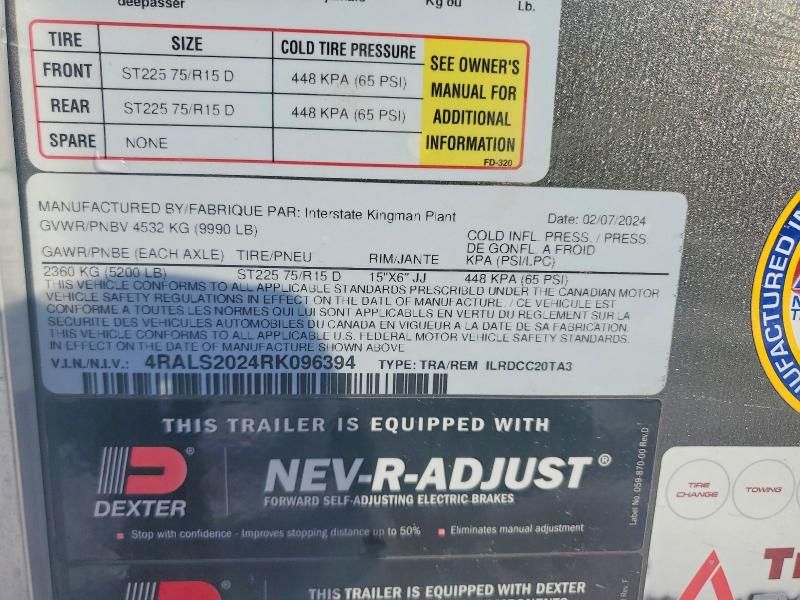 2024 Interstate West Crop Enclosed Cargo Trailer