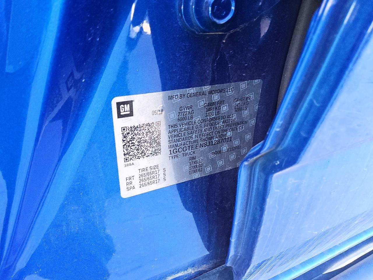 2018 Chevrolet Colorado ZR2