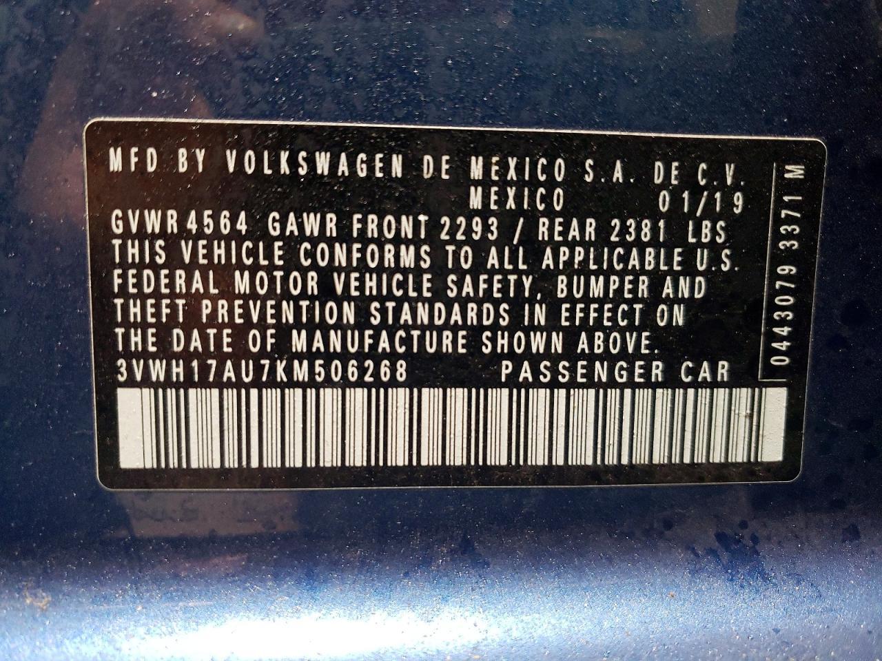 2019 Volkswagen Golf Alltrack s