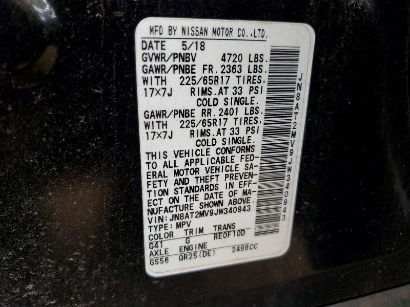 2018 Niss Rogue Sport sv awd