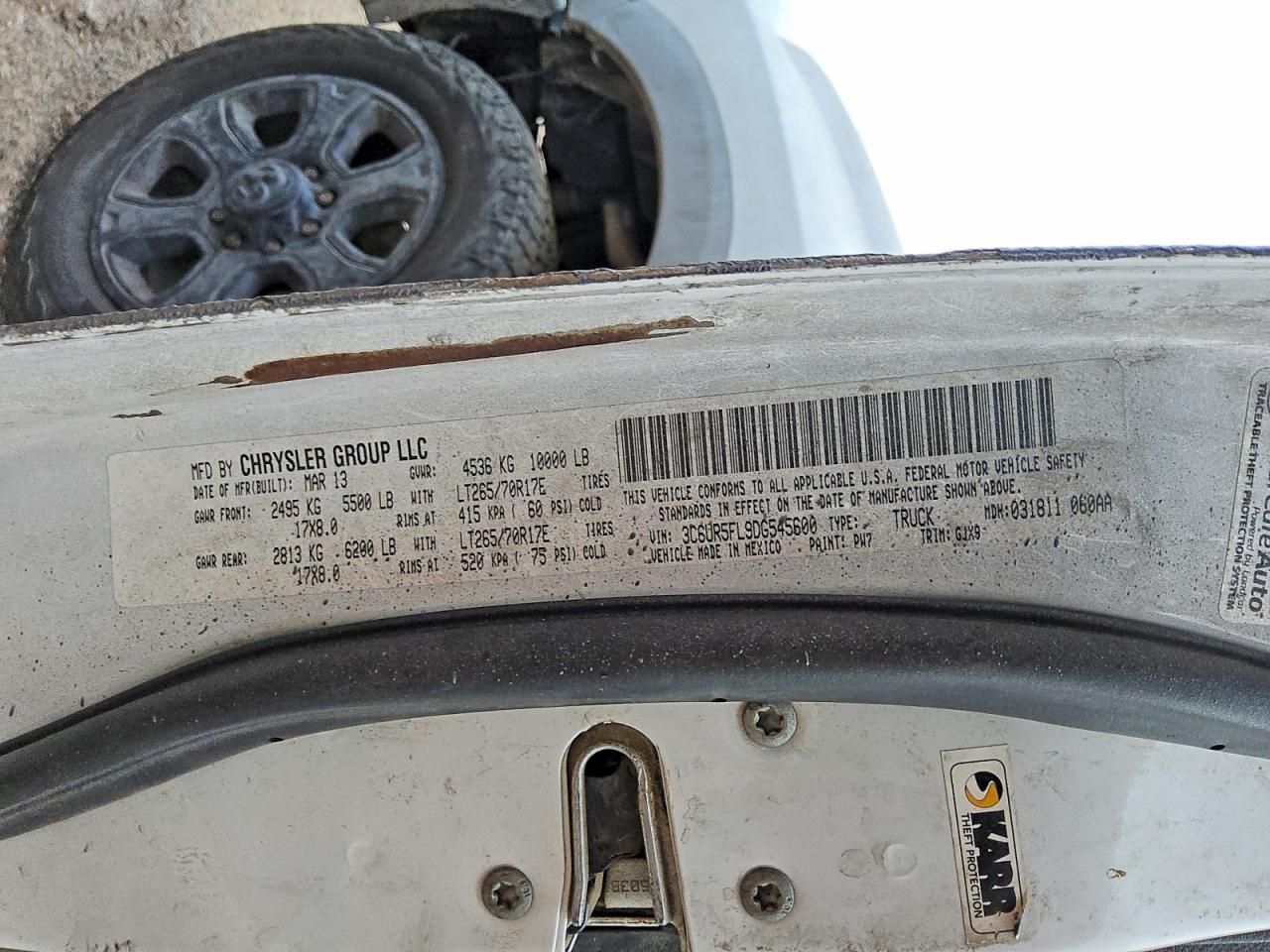 2013 Dodge 2500 Laramie