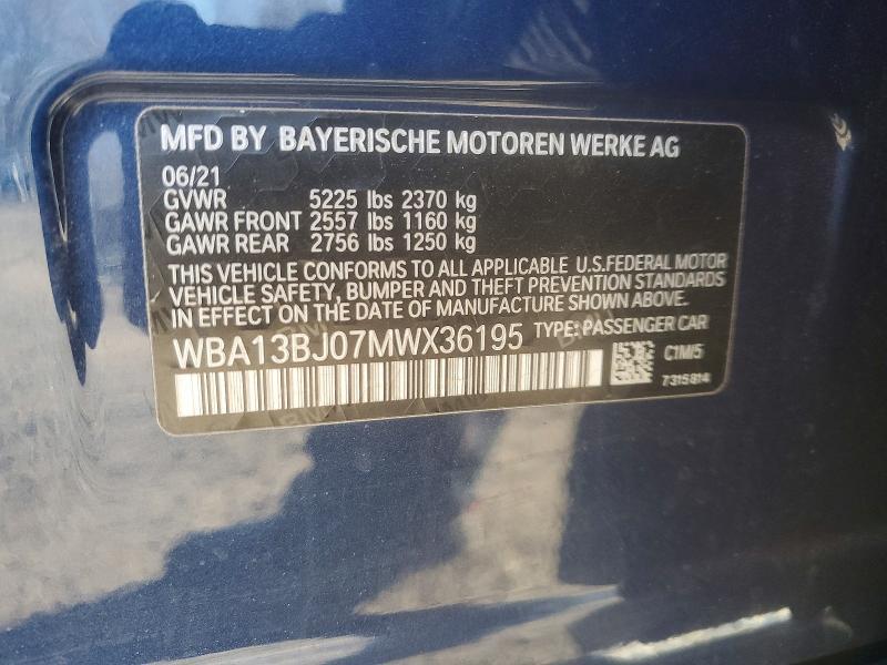 2021 BMW 530 xi