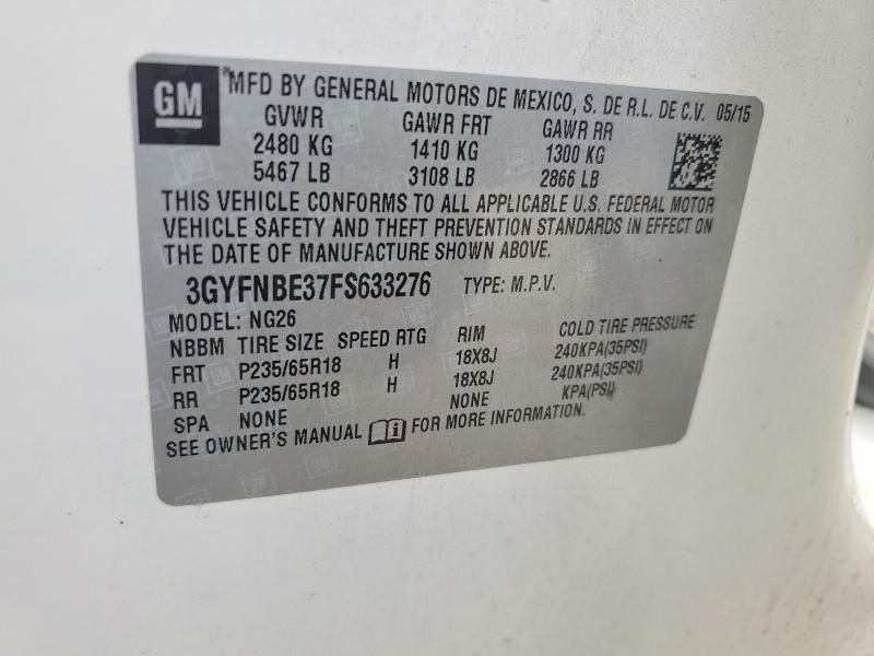 2015 Cadillac Srx Luxury Collection