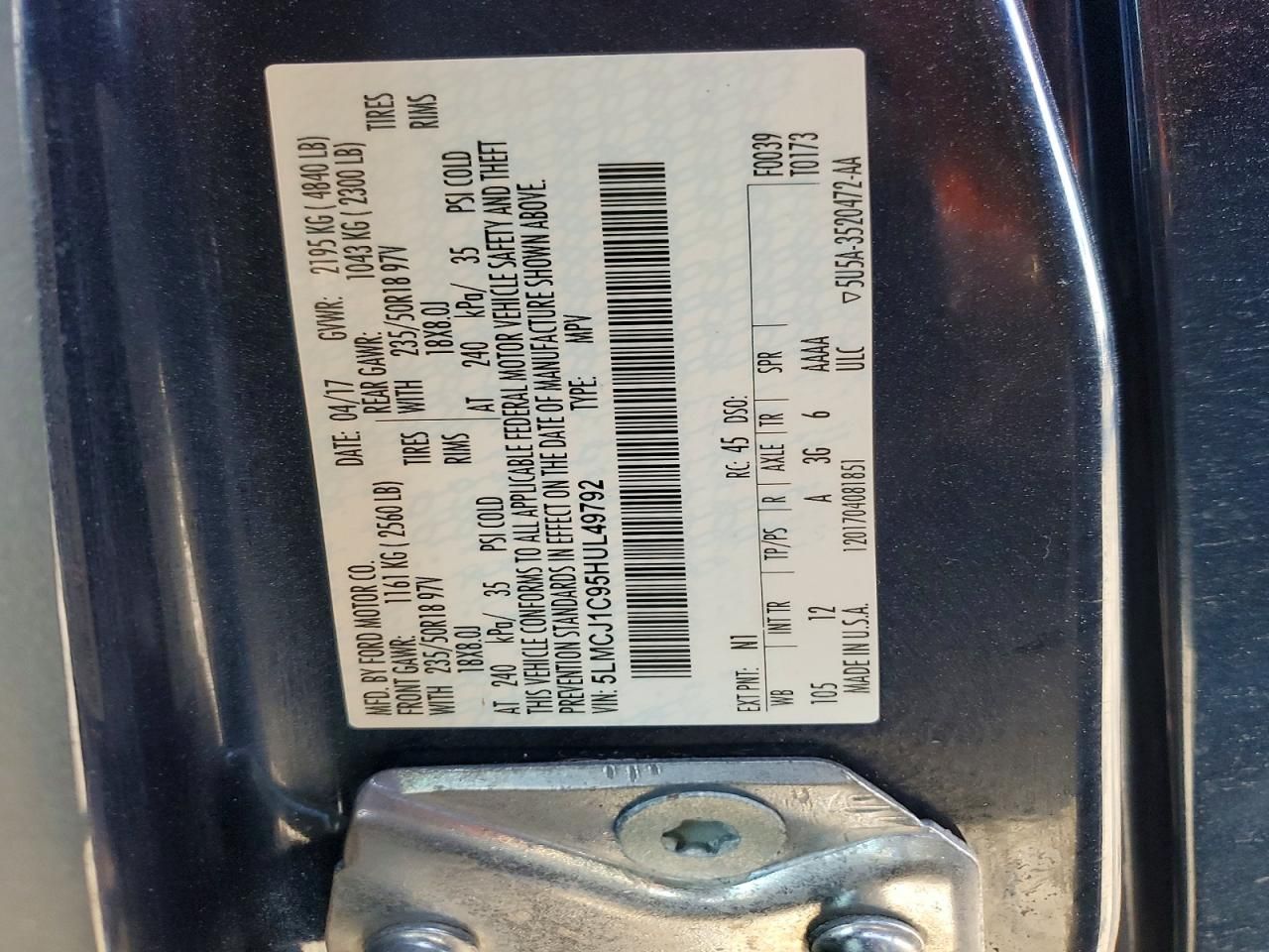 2017 Lincoln Mkc Premiere