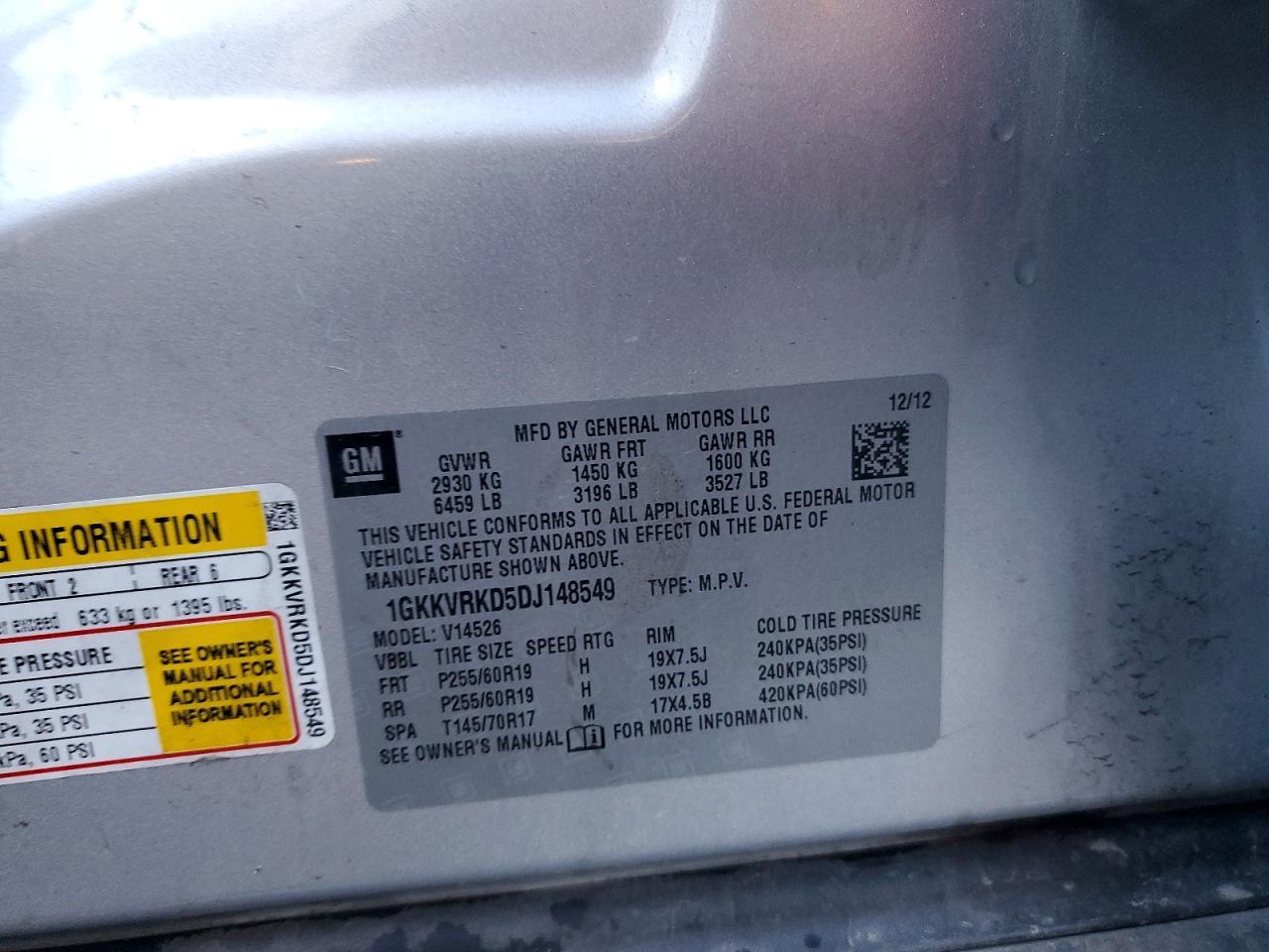 2013 GMC Acadia Slt-1