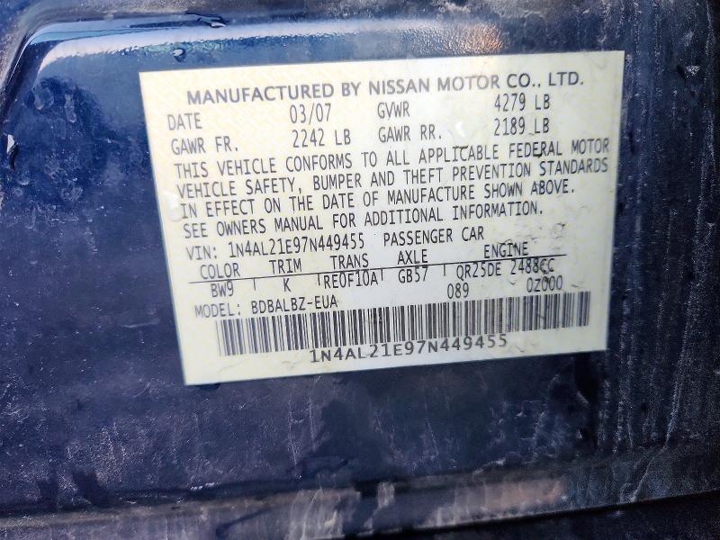 2007 Nissan Altima 2.5
