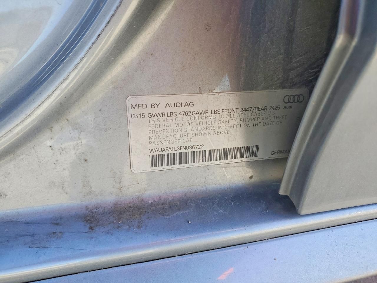 2015 Audi A4 Premium