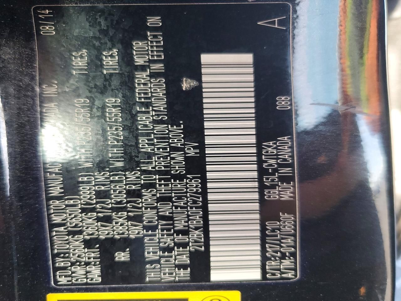 2015 Lexus Rx 350 Base