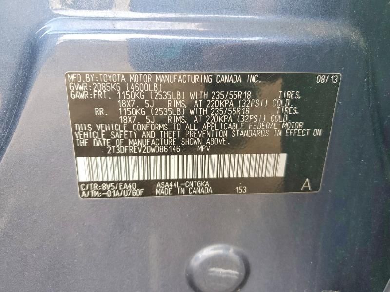 2013 Toyota Rav4 Limited