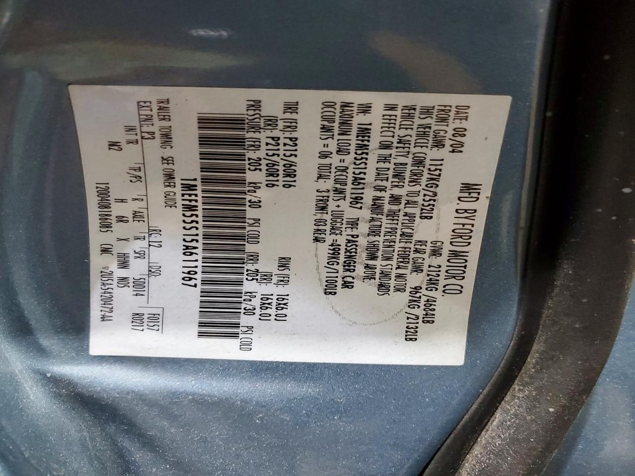 2005 Mercury Sable ls Premium