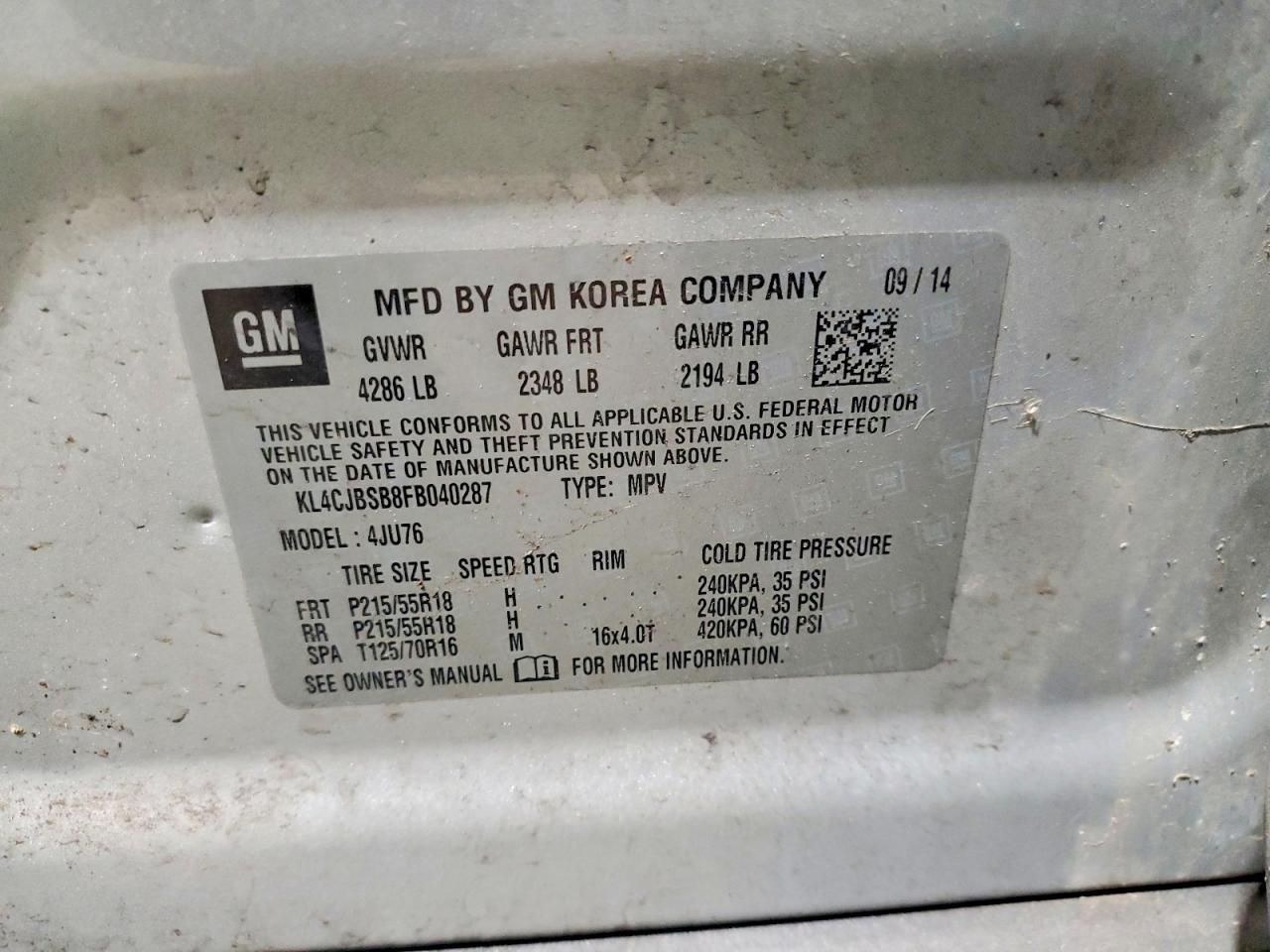 2015 Buick Encore Convenience