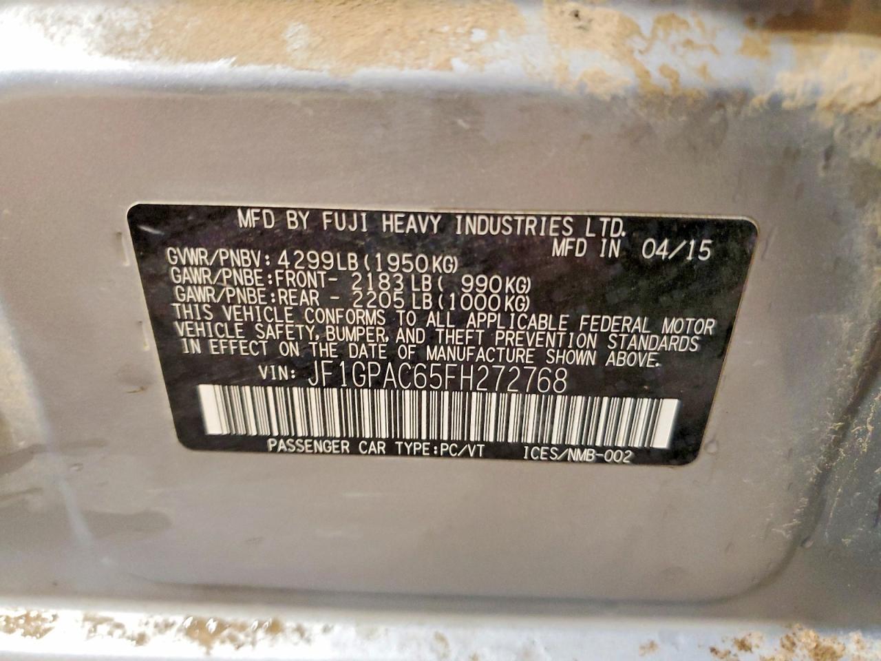 2015 Subaru Impreza Premium