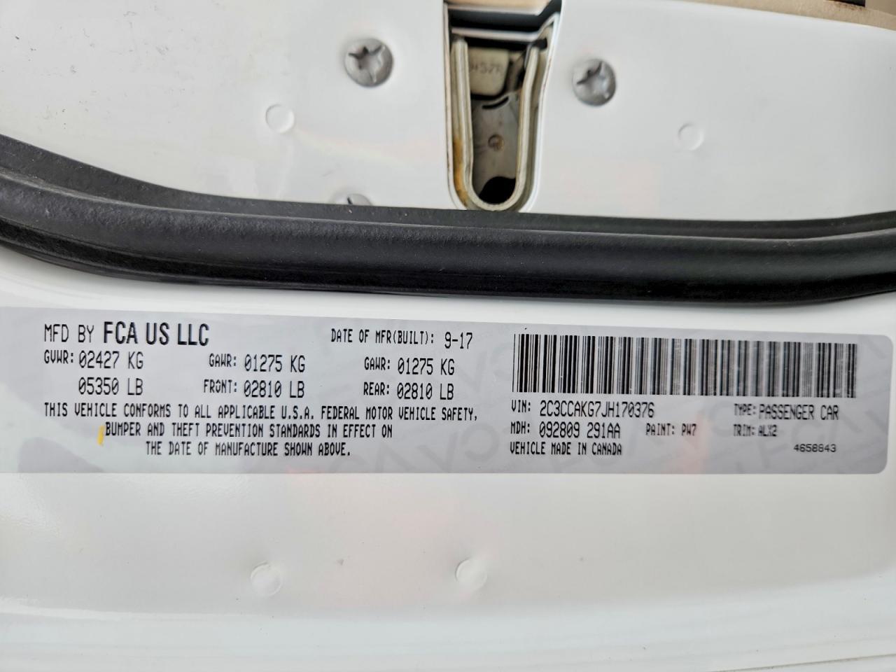 2018 Chrysler 300 Limited
