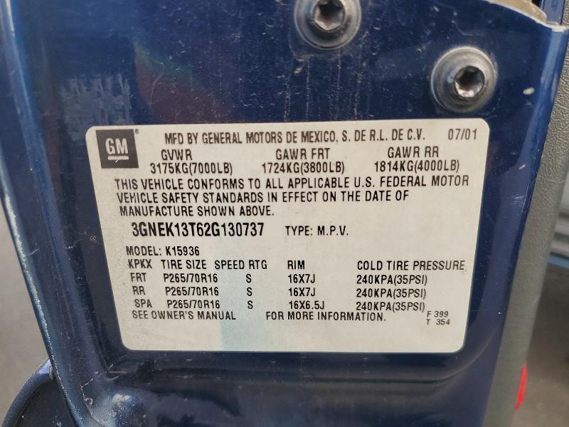 2002 Chevrolet Avalanche K1500