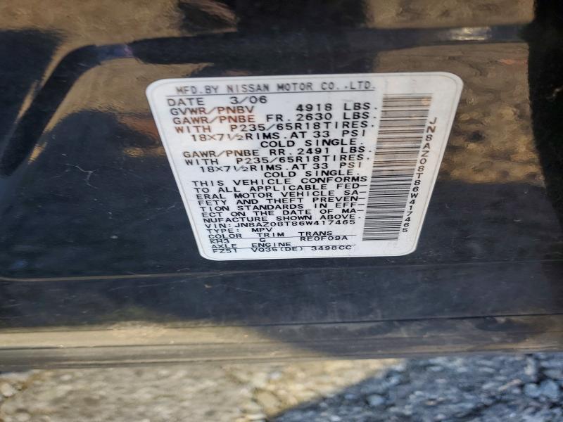 2006 Nissan Murano sl