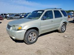 Ford salvage cars for sale: 2005 Ford Escape Limited