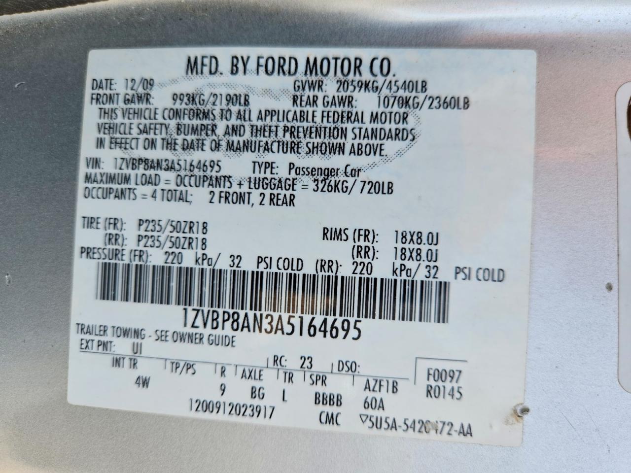 2010 Ford Mustang